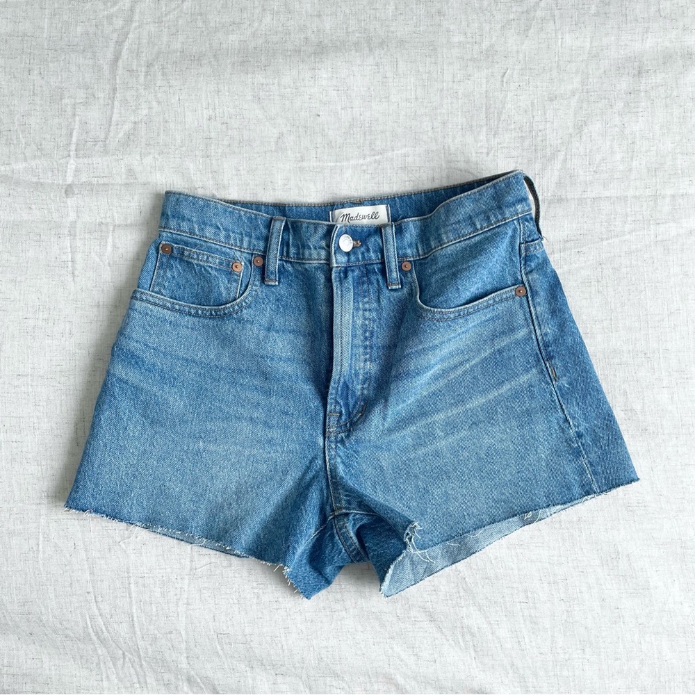 Madewell Classic Blue Denim Jean Shorts